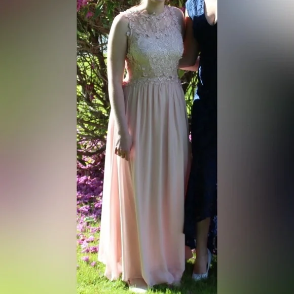 Pink Lace Dress - Picture 1 of 4